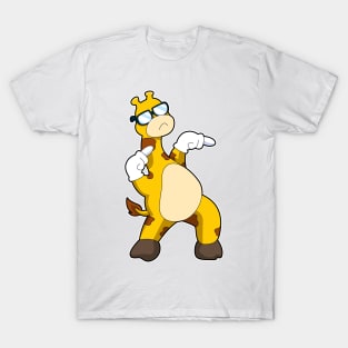 Giraffe with Sunglasses T-Shirt